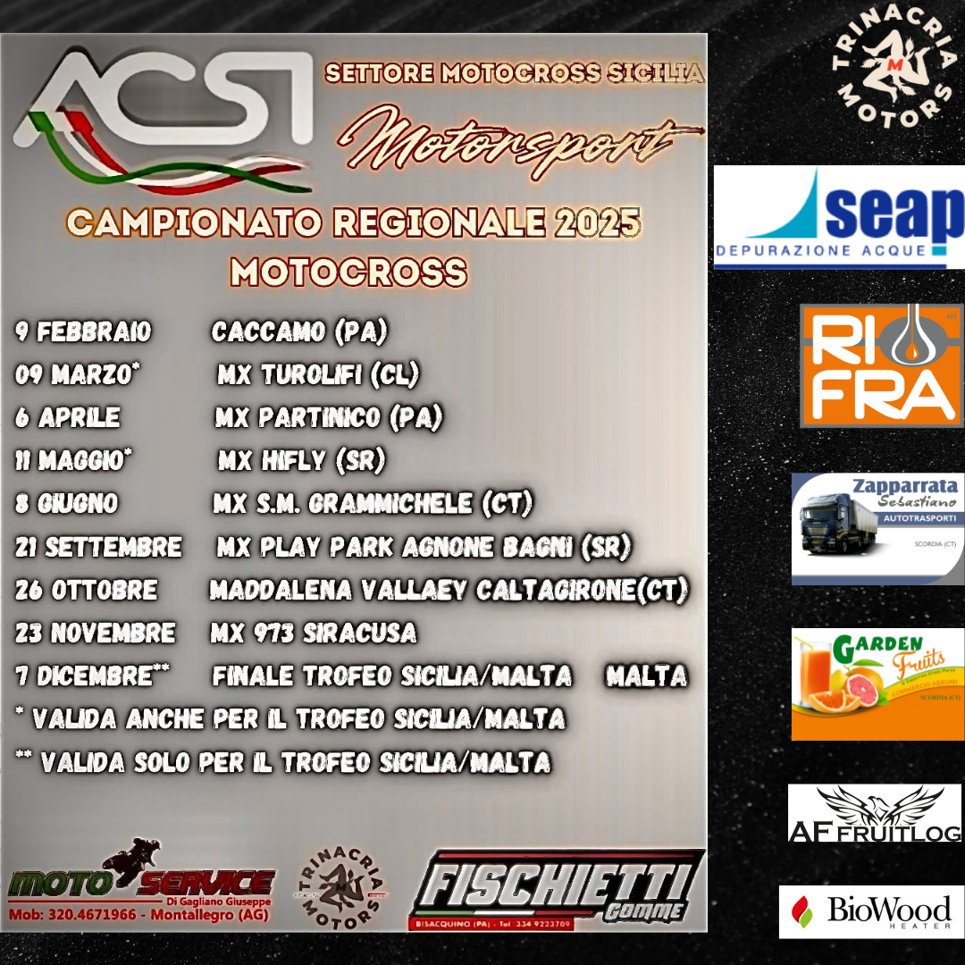 Calendario Campionato MX Sicilia