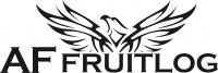 fruit log logo BIANCO